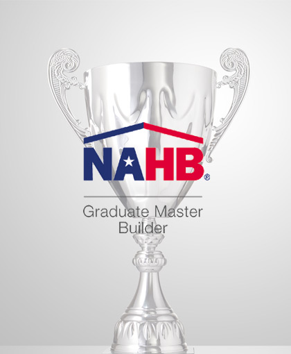 Graduate Master Builder (GMB) – one of the highest designations in Florida (2nd in the state)